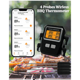 Tuya 100M Wireless Meat Food Thermometer Kitchen Cooking Tool Oven