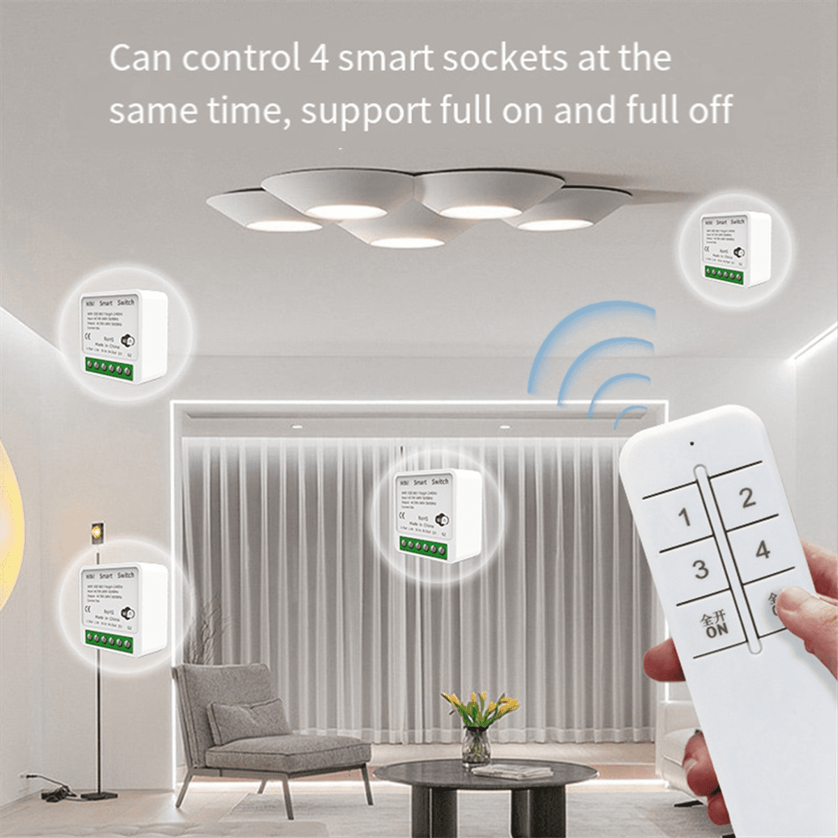 Tuya 16A MINI Wifi Switch DIY 1-Way Remote Control Timer Relay ...