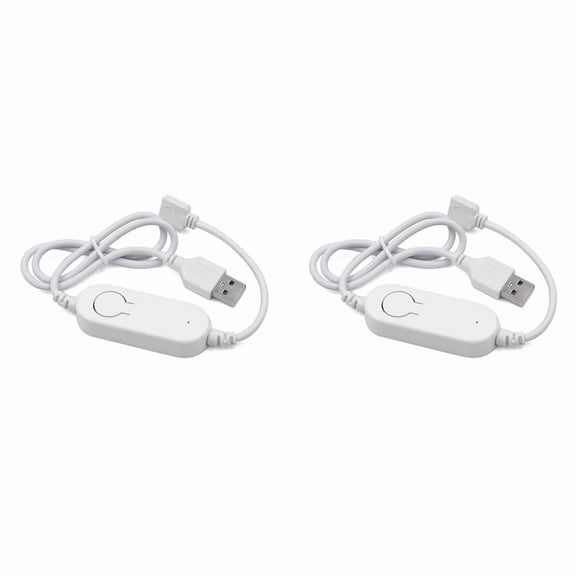 Tuya 2-Pack RGB WiFi LED Controller, DC5V USB Dimmer with Timer for 2835/5050 RGB LED Strips, Smart Life App