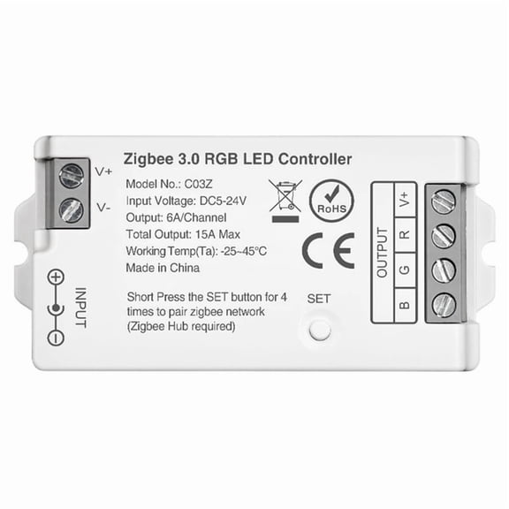 Tuya 3.0 RGB Controller TUYA Smart Life APP Control Dimmer Light Strip Controller