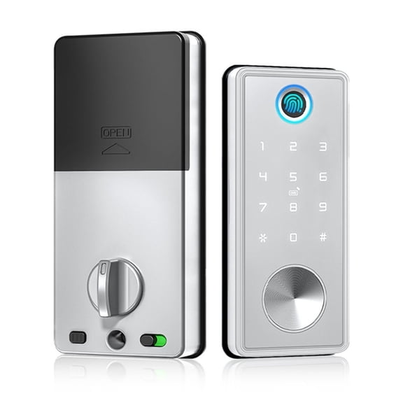 Tuya App Fingerprint Keyless Without handle Lock Cerradura inteligente Biometric Deadbolt Electronic Smart Door Lock ,Flexible Password Options