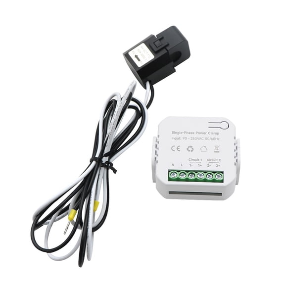 Tuya App Smart Two-way Bilateral Energy Meter 80-300A AC With Clamp CT KWh Power Electricity Consumption Monitor ,Easy to Install