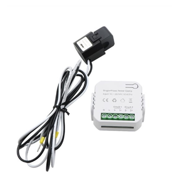 Tuya App Smart Two-way Bilateral Energy Meter 80-300A With Clamp CT KWh Power Electricity Consumption Monitor ,Easy to Install