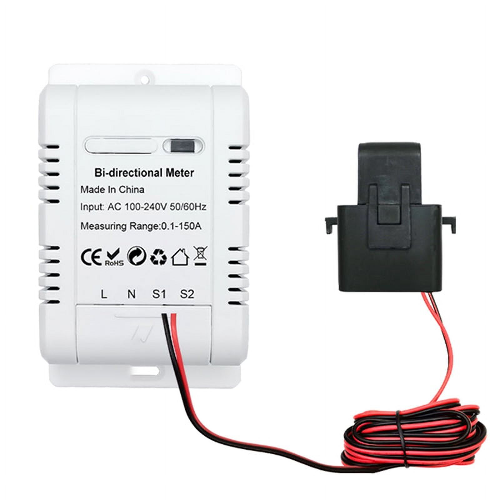 Energy Meter/sensor Module Tuya Bi Directional WiFi Energy Meter 150A Clamp Current Sensor ...