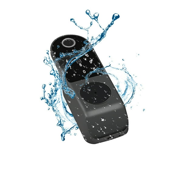 Tuya Control Home Waterproof Smart Fingerprint Door Lock Outdoor Keyless Wiring Free Biometric Electronic Lock Set