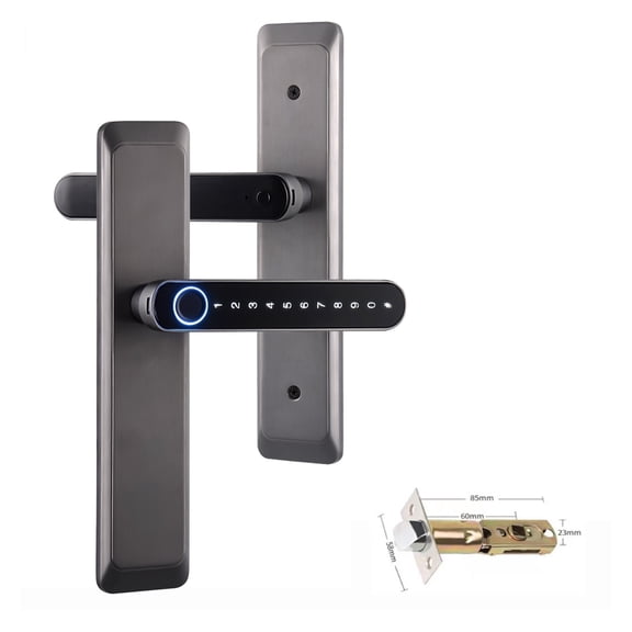 Tuya Digital Electronic Lock Smart Biometric Fingerprint Locks Password Keyless Entry Door Lock For For House Home Office ,Effortless Installation