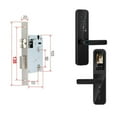 thumbnail image 1 of Tuya Digital Electronic Smart Door Lock With Biometric Camera Fingerprint Smart Card Password Key Unlock ,Integrated Smart Home, 1 of 7