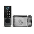 thumbnail image 1 of Tuya Finrprint Lock Outdoor Waterproof TTLock App Rfid Card Digital Password Keyless Electronic Smart Door Lock ,More Secure, 1 of 8