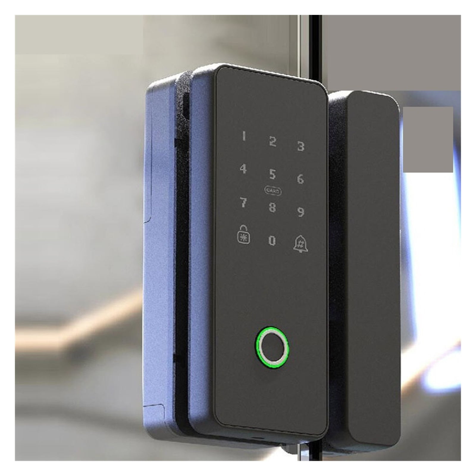 Electronic Cell Lock Tuya Glass Fingerprint Door Lock Smart Biometric Electronic Door Lock ...
