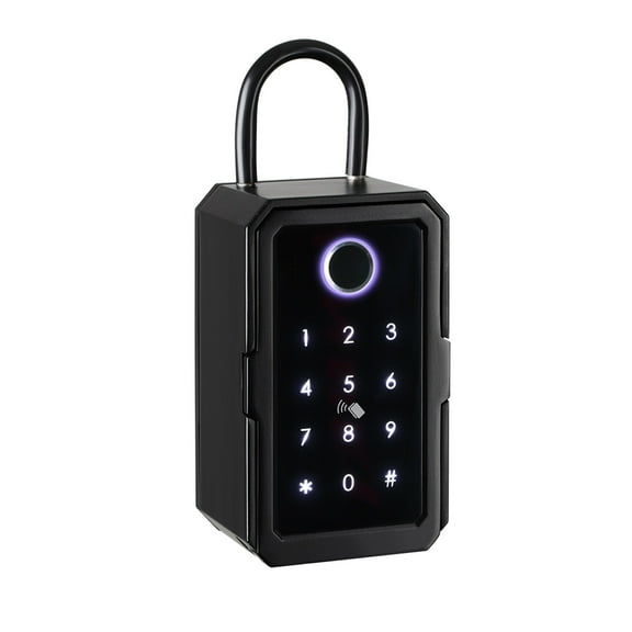 Tuya Key Safe Ttlock Finrprint Digital Cylinder Box App Remote Access Wall Mounted Security Lockbox