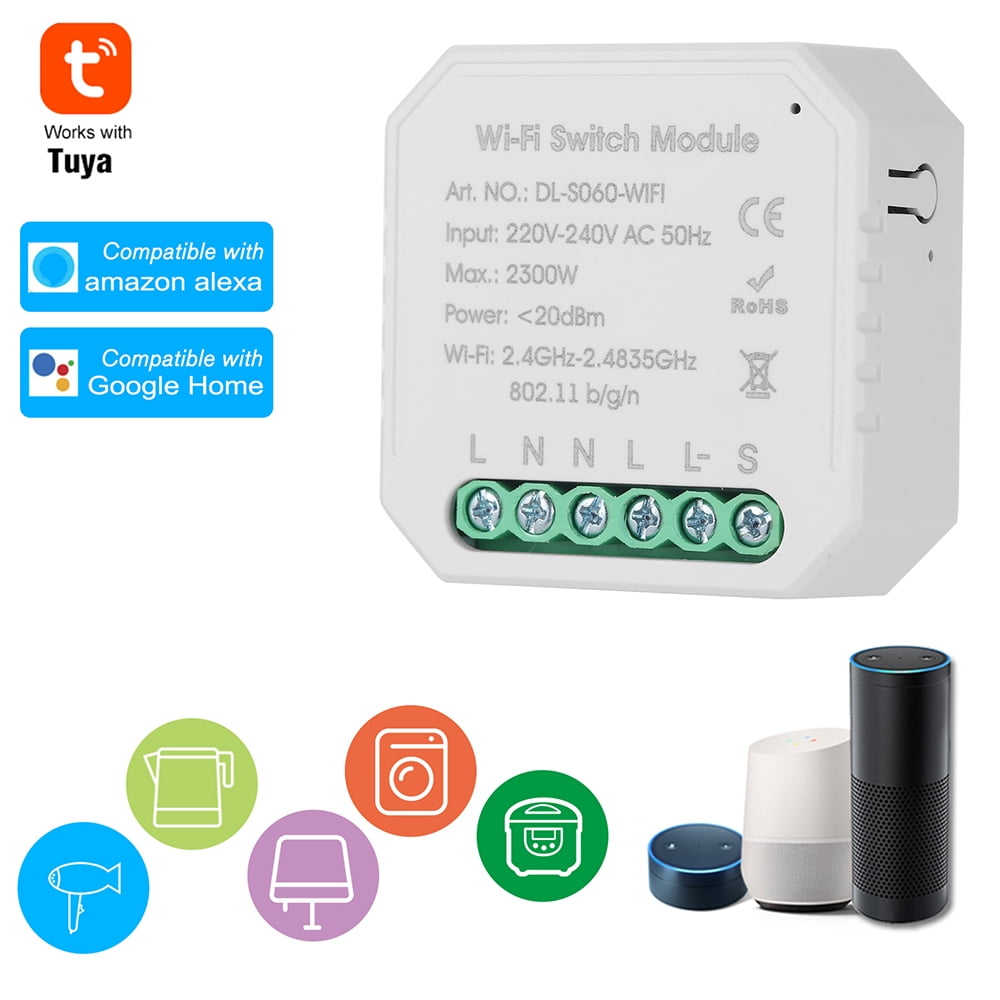 Tuya MINI DIY One Way Smart Switch Small Body APP Remote Control WiFi