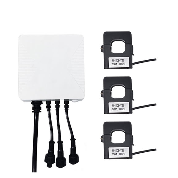 Tuya Single 3 Phase Energy KWH Meter Power Clamp Current Transformer Power Usage Monitor ,Easy to Install