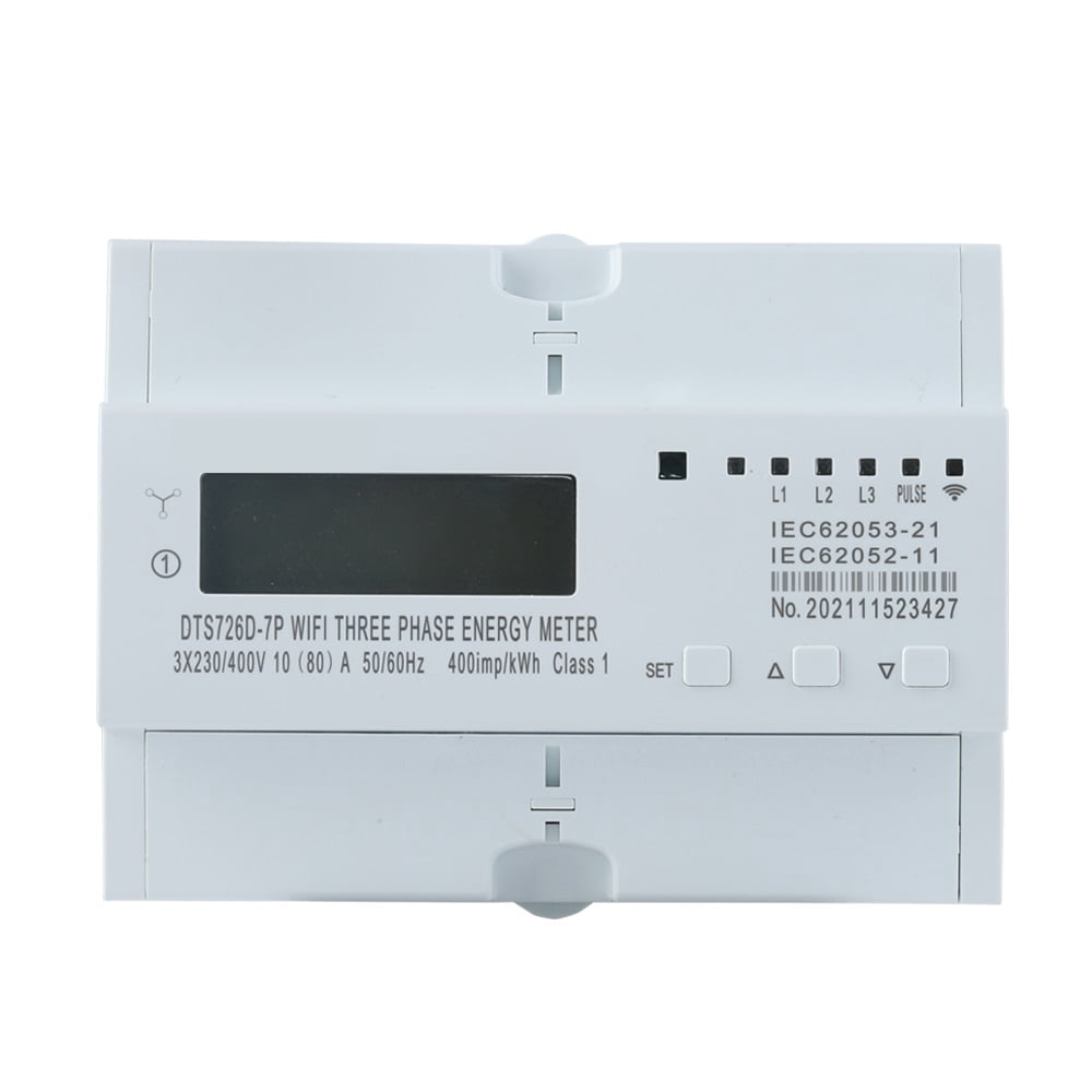 Tuya Single Phase 50/60Hz 65A Din Rail Smart Energy Meter Timer Monitor ...