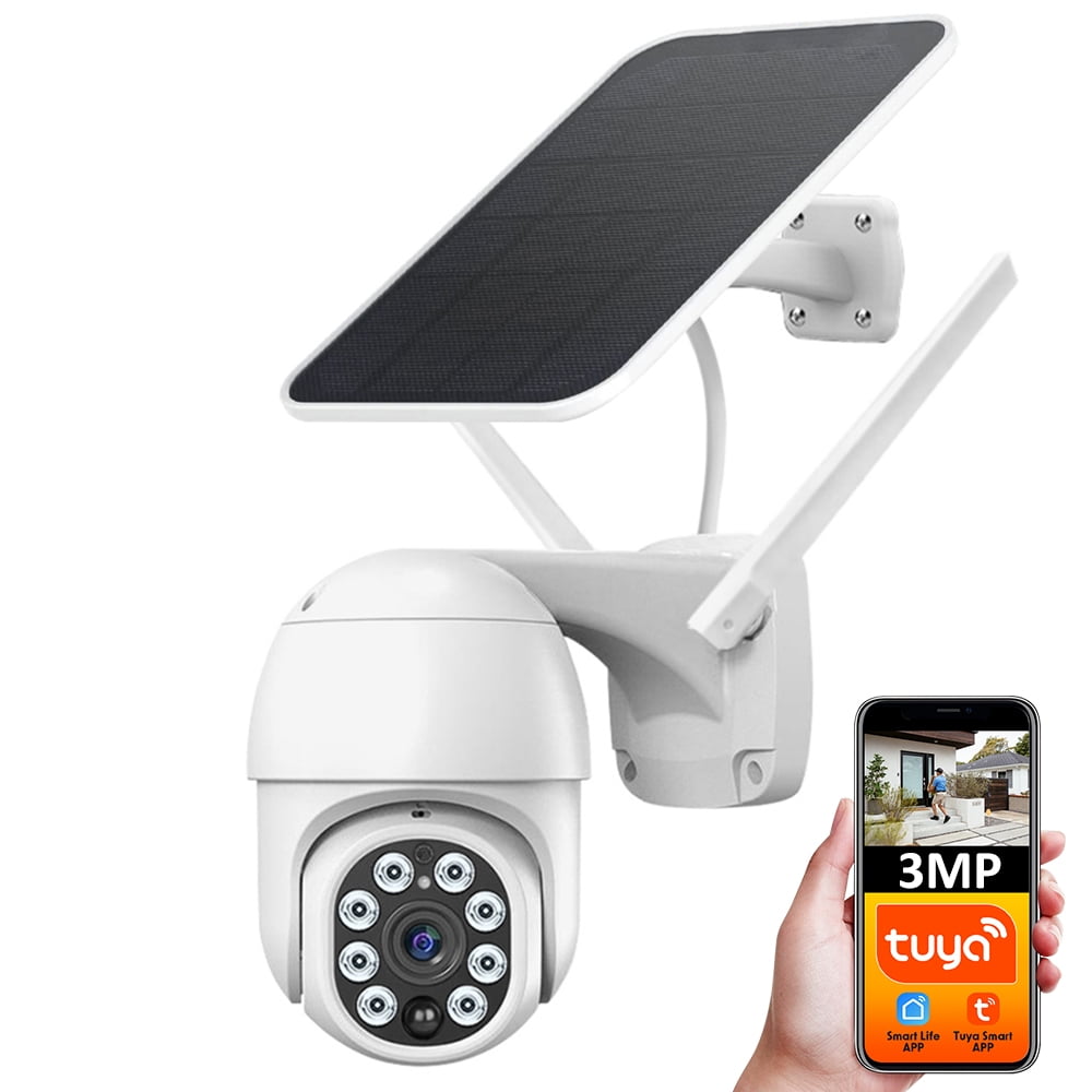 Tuya Smart 3MP Patrol Human Body Filtering 5W Solar 10000mAh Battery ...
