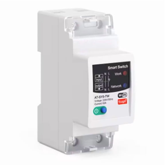 Tuya Smart Circuit Breaker 2P 63A Remote Control of Home Appliances with Mobile Phone By Smart Life APP CNMIBO
