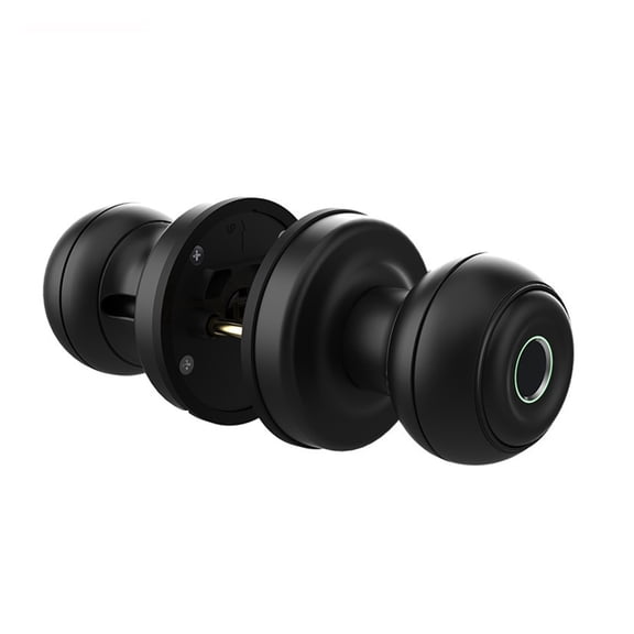 Tuya Smart Door Lock Biometric Fingerprint Lock Smart Home Door Knob with USB-C Emergency Charging Security Protection