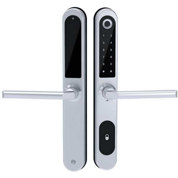 Tuya Smart Door Lock Fingerprint Biometric Waterproof Digital Electronic Lock APP IC Card Password Aluminum Alloy Lock B
