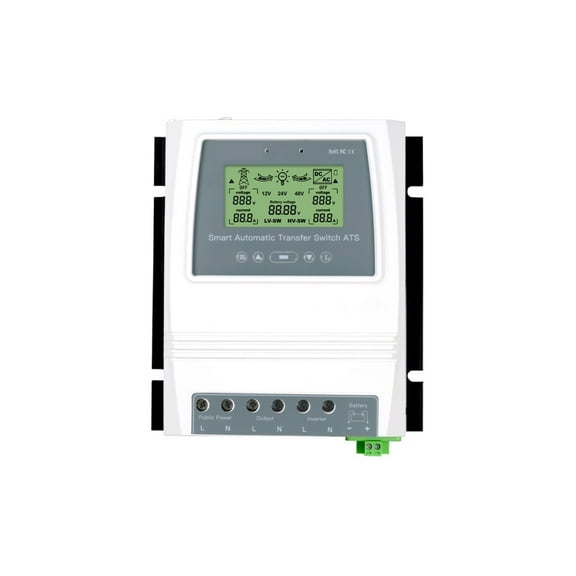 Tuya Smart Dual Power Controller 80A Automatic Transfer Switch For Off Grid Solar Wind System DC 12/24/48V
--------
,High Charging Efficiency