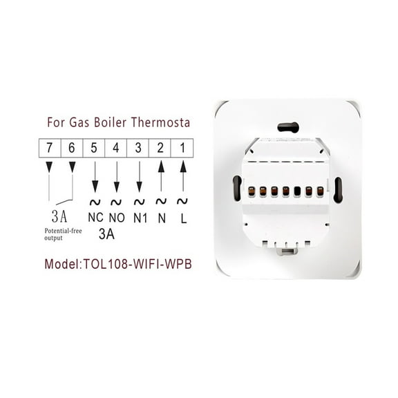 Tuya Smart Gas Boiler Thermostat Wifi Programmable Temperature Controller Wireless Indoor Thermometer ,Easy to Operate