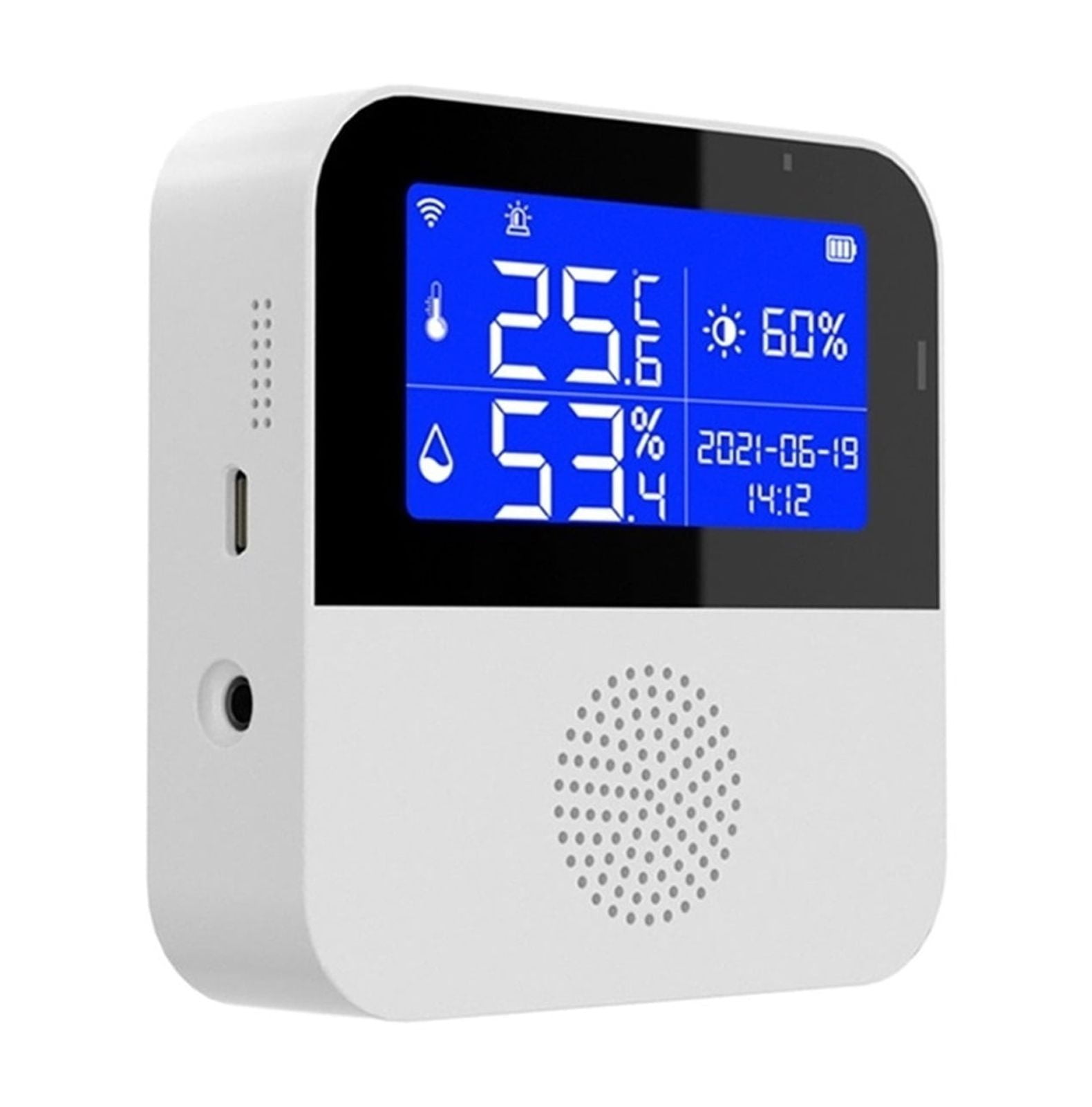 Tuya Smart Home WIFI Temperature Humidity Sensor Alarm Indoor Outdoor Hygrometer Thermometer Detector Mobile Phone Remote Control ,Easily DIY
