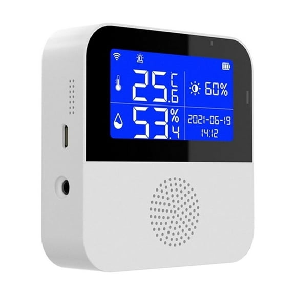 Tuya Smart Home WIFI Temperature Humidity Sensor Alarm Indoor Outdoor Hygrometer Thermometer Detector Mobile Phone Remote Control ,Easily DIY