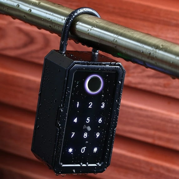 Tuya Smart Key Box Fingerprint Safe Storage Lock Key Digital Security Lockbox Combination Code ,Multiple Options Available