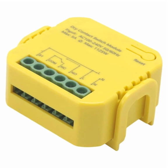 Tuya Smart Life Dry Contact Relay WiFi Module Switch Timer App Remote Control 5A DC12V 24V AC100-240V