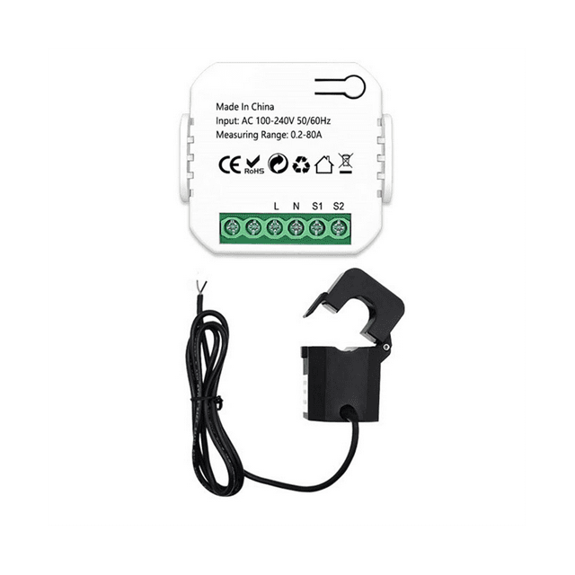 Tuya Smart Life ZigBee Energy Meter 80A with Current Transformer Clamp