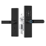 Tuya Smart Lock Electronic Door Lock Digital Password Biometrics Fingerprint Door Lock APP Remote Unlocking Keyless Lock ,More Secure