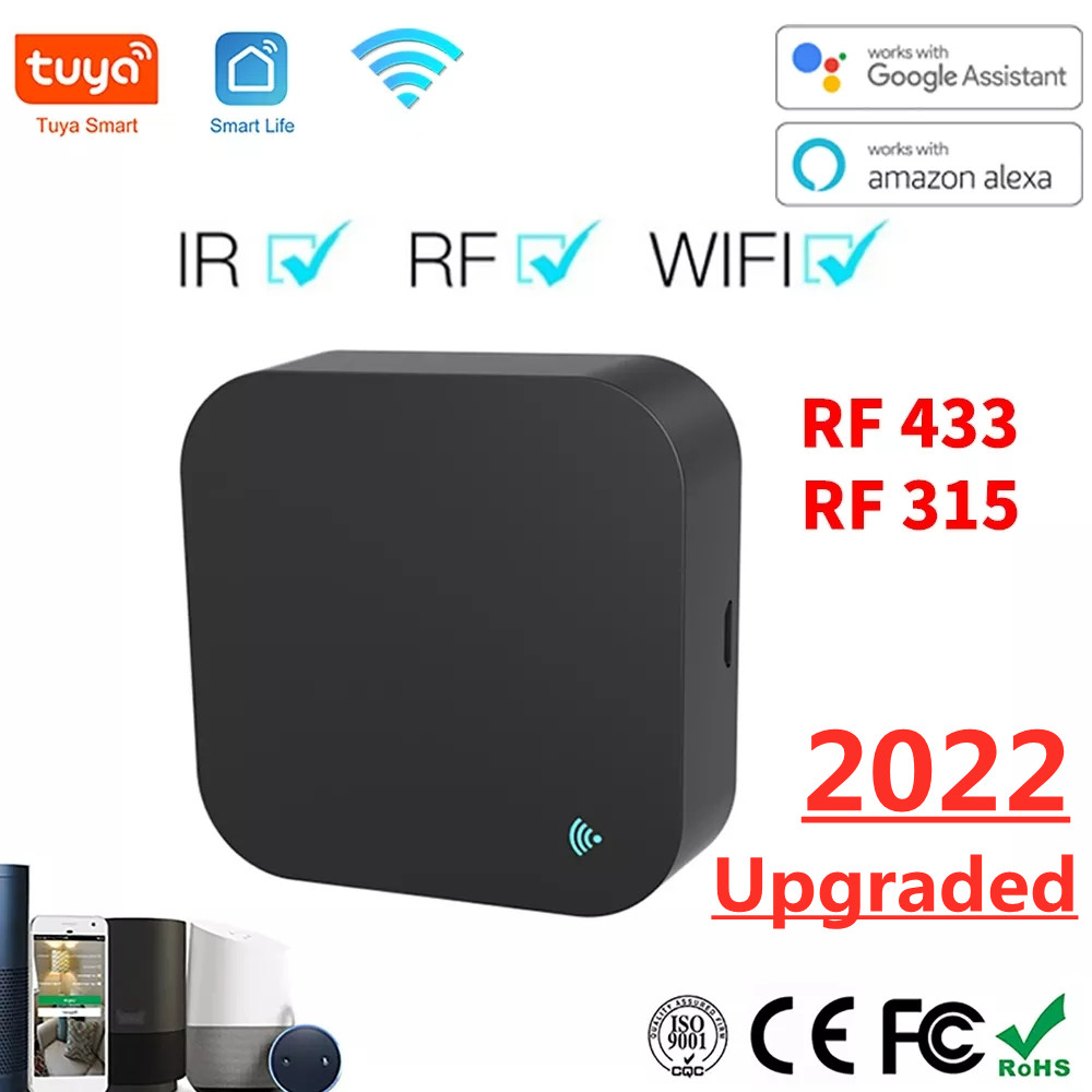 Tuya Smart RF IR Remote Control WiFi Smart Home for Air Conditioner ALL TV LG TV Support Alexa