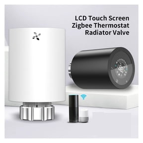 Tuya Smart Radiator Actuator, Valve TRV Thermostat Automatic Programmable Temperature Voice Control For Alexa Google Home