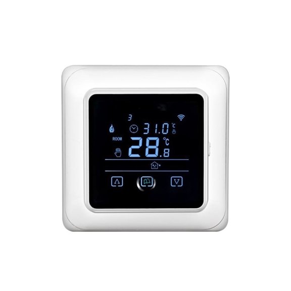 Tuya Smart Thermostat, 16A LCD Touch Screen Remote Electric Floor Heating Temperature Controller