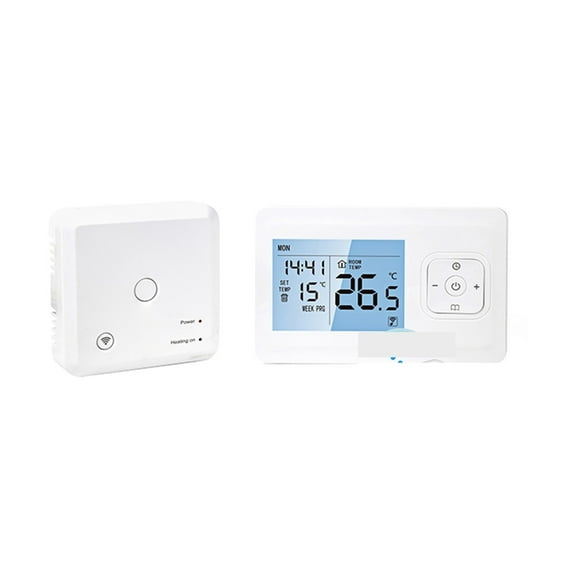 Tuya Smart Thermostat Controller, Wireless Programmable Temperature Controller For Gas Boiler Water Heating ,Easy to Install