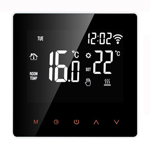 Tuya Smart Thermostat, Electric Floor Heating Water/Gas Boiler Temperature Remote Controller ,Easy to Install