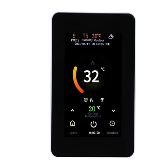 Tuya Smart Thermostat Electric Floor Heating Water Heating Temperature Controller CO2 And Humidity Sensor ,Easy to Operate