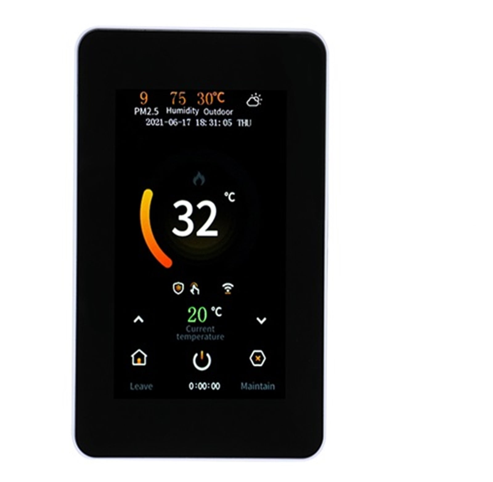 Tuya Smart Thermostat Electric Floor Heating Water Heating Temperature Controller CO2 And Humidity Sensor