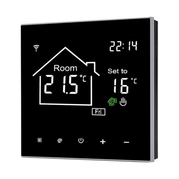 Tuya Smart Thermostat, LCD Display Touch Screen For Electric Floor Heating Water/Gas Boiler Temperature Remote Controller ,Easy to Install