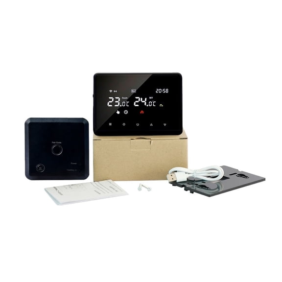Tuya Smart Thermostat Switch, Temperature Controller for Gas Boiler Water Heating Support LCD Display