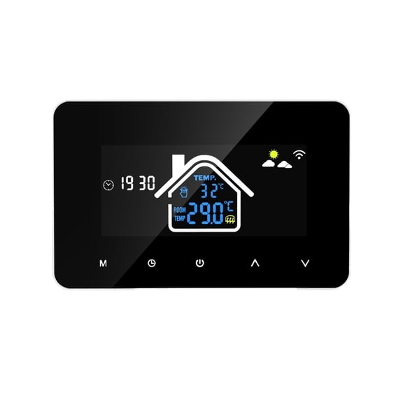Tuya Smart Thermostat, Temperature Controller Electric Floor Heating Water Heating LCD Display ,Temperature calibrating