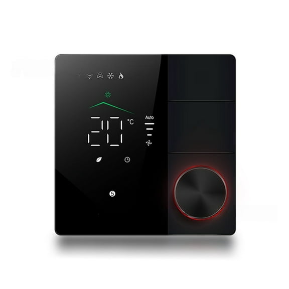 Tuya Smart Thermostats for AirConditioner with WIFI RemoteControl Smart Knob Thermostat LED Temperature Control Switch C
