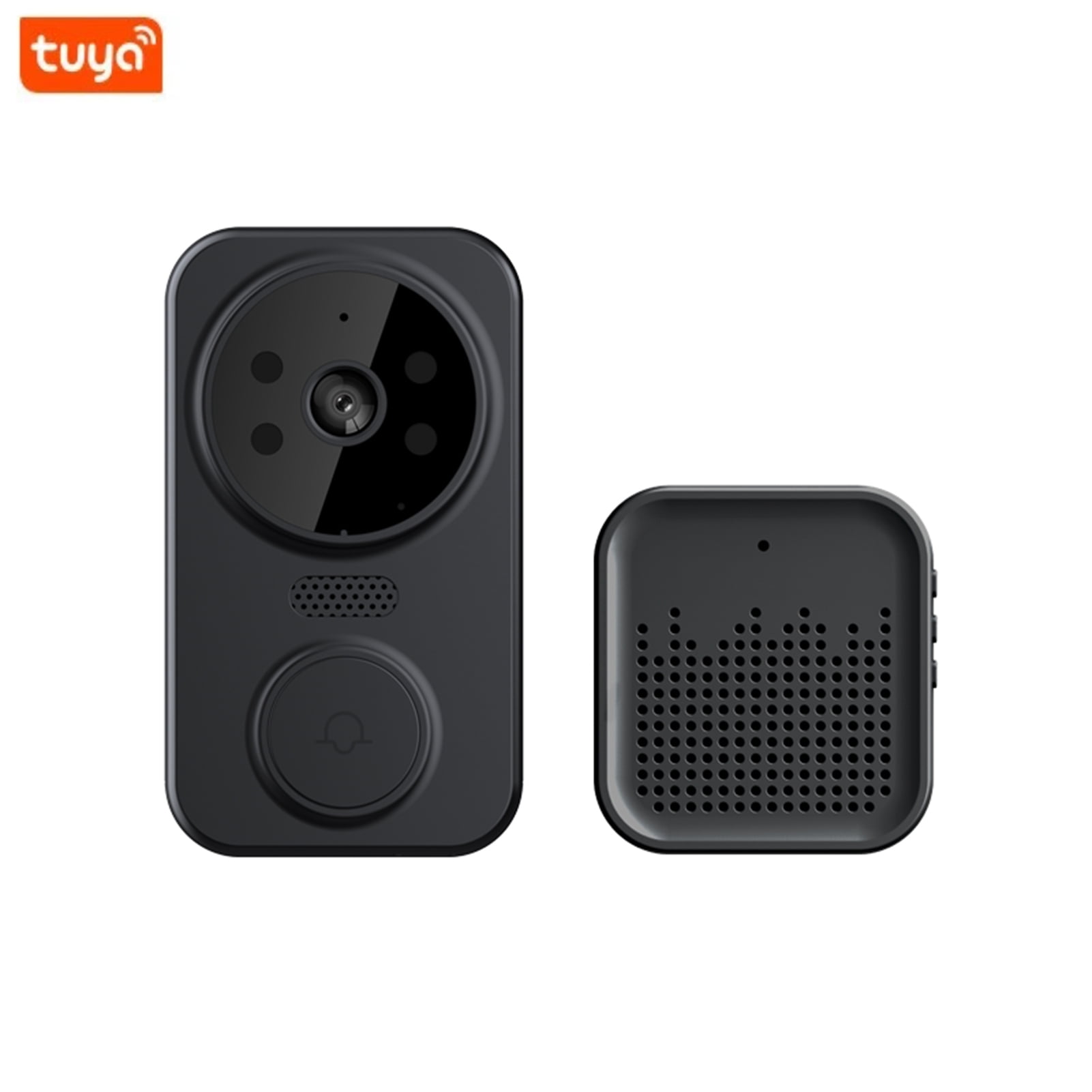Tuya Smart Home Wifi Digital Mirilla Puerta Hd Reloj Mini Cámara Grabadora  Video Intercomer Cámaras de Vigilancia Para Smartphone