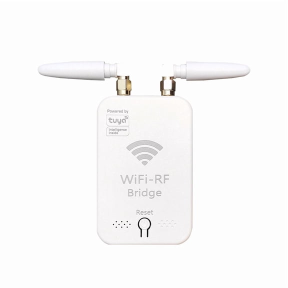 Tuya Smart WiFi Duplicator Remote Control Copy for Electric Door Rolling Door Curtain Awning Sunshade Remote Control,1 x WiFi Duplicator,White
