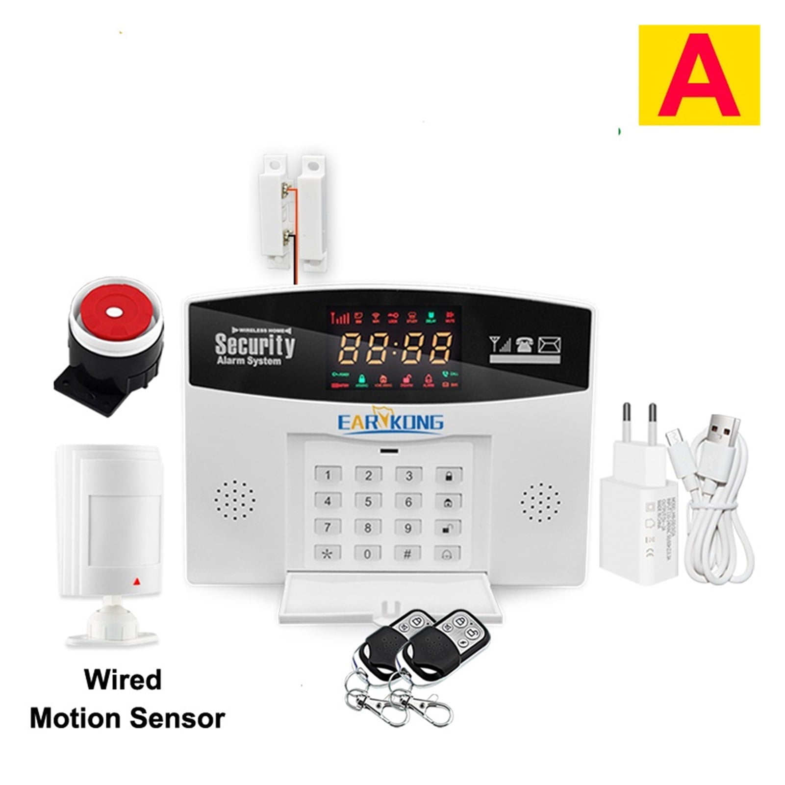 Tuya Smart Wired And; Wireless 433MHz Wifi GSM Home Burglar