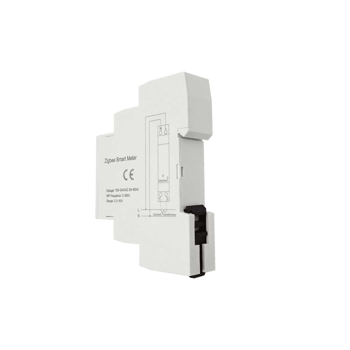 Tuya Smart ZigBee Energy Meter Din Rail with Clamp Current Transformer