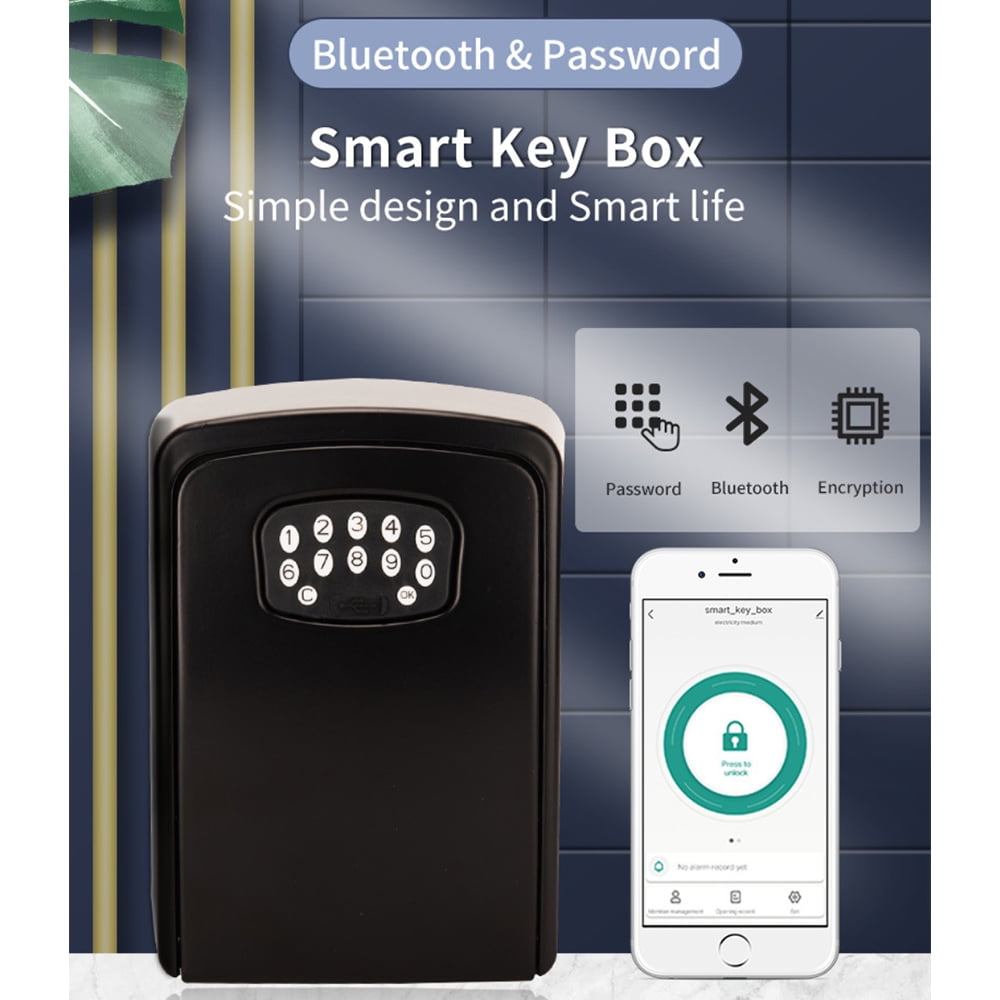 Tuya Smart key box Lock Box, Street Trade Portable Wall Mount