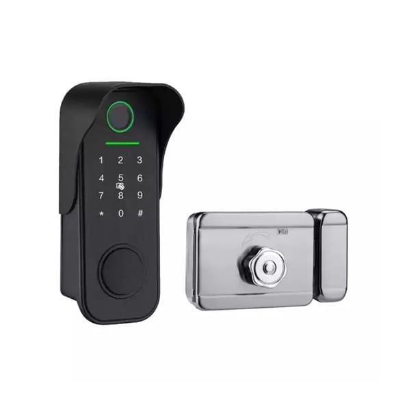 Tuya Smart lock Waterproof Fingerprint Double Rim Lock APP Card Digital Code Electronic Smart Door Lock ,Digital Lock