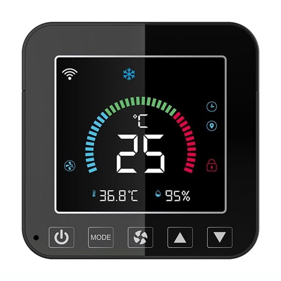 Tuya Thermostat, Air Conditioner Temperature Humidity Infrared Controller, USB Power LCD Touch Screen ,Easy to Install