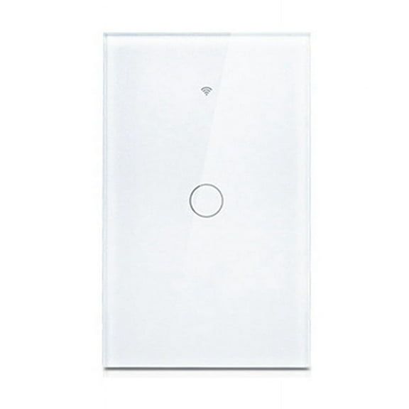 Tuya US Plug Smart Switch 1 Gang No Neutral Wire Touch Sensor White