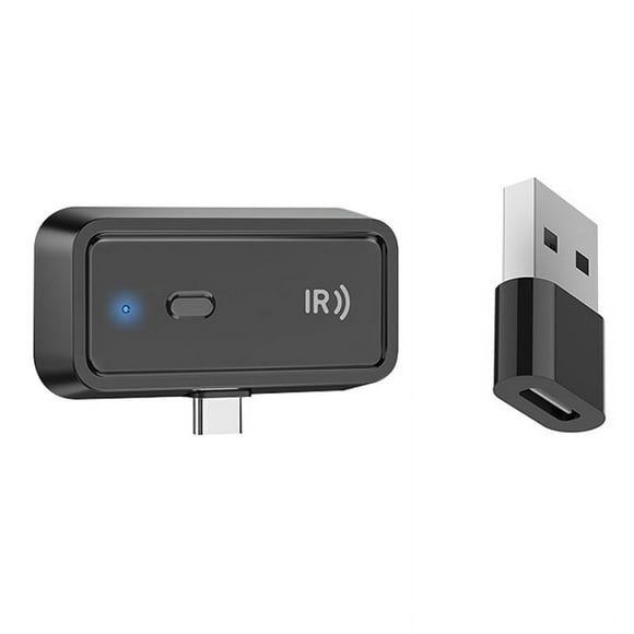 Tuya USB WiFi Smart IR Remote Control Smart Life APP Replace TV DVD AUD AC Universal Infrared Wireless Remote Control,1 x Smart IR Remote Control 1 x USB adapter,Black