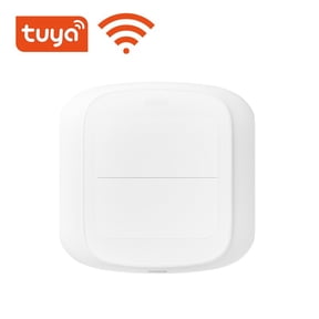 Tuya WIFI 2 Gang Scene Button Switch Push Remoter Panel Smart Home Linkage Automation Sence Controller WiFi Version